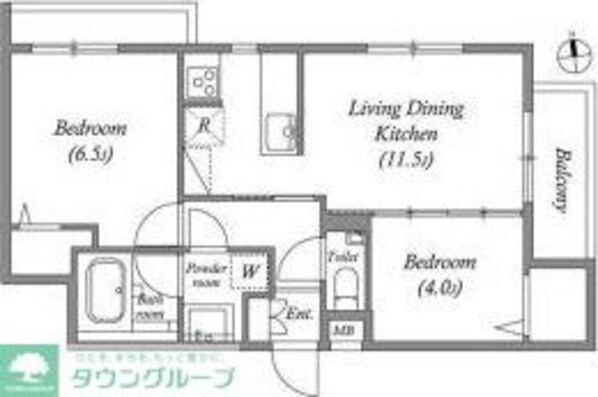 オーパスホームズ武蔵小金井の物件間取画像